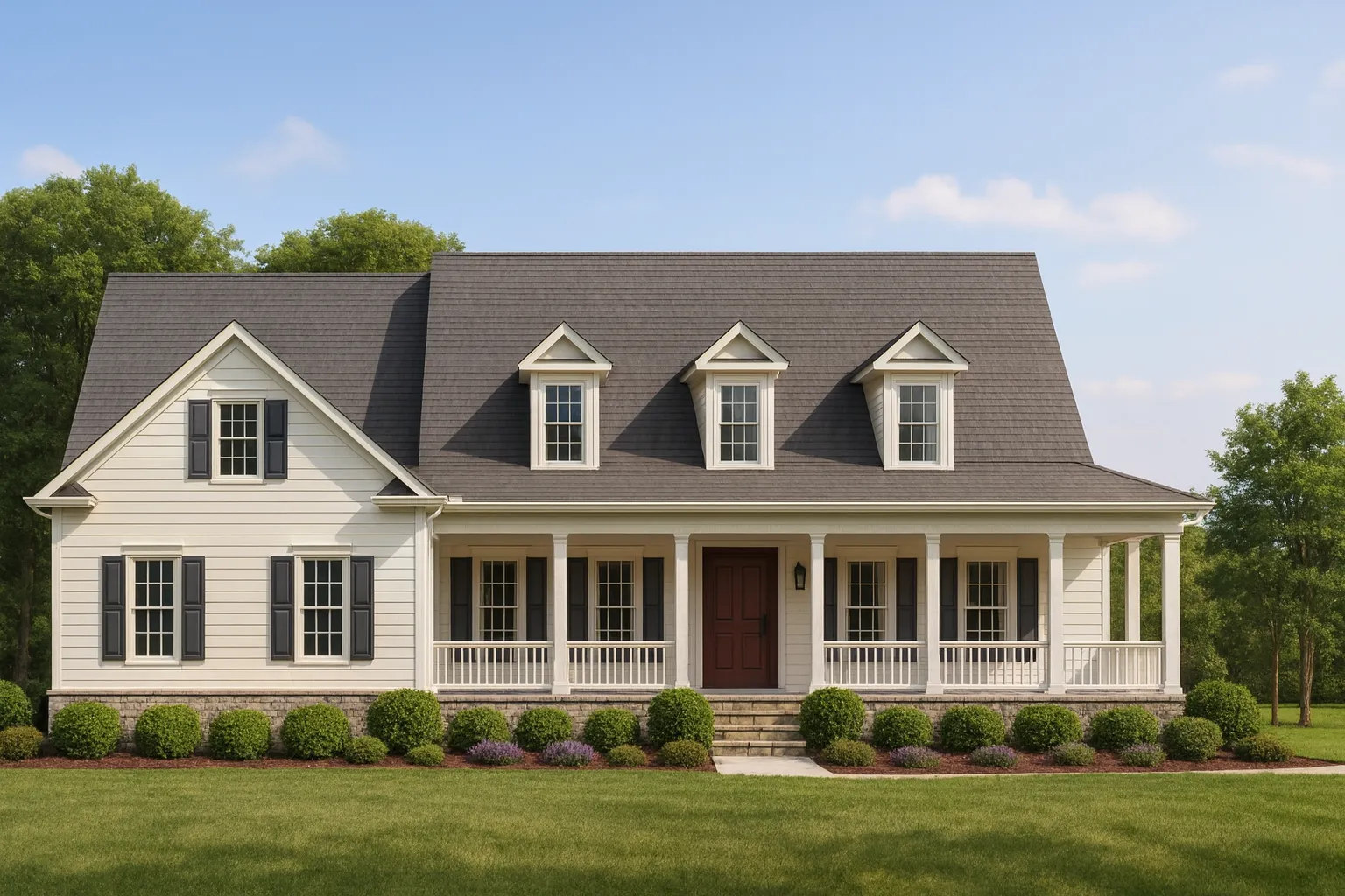 Traditional Craftsman Home Plan with Wrap-Around Porch & CAD Blueprints