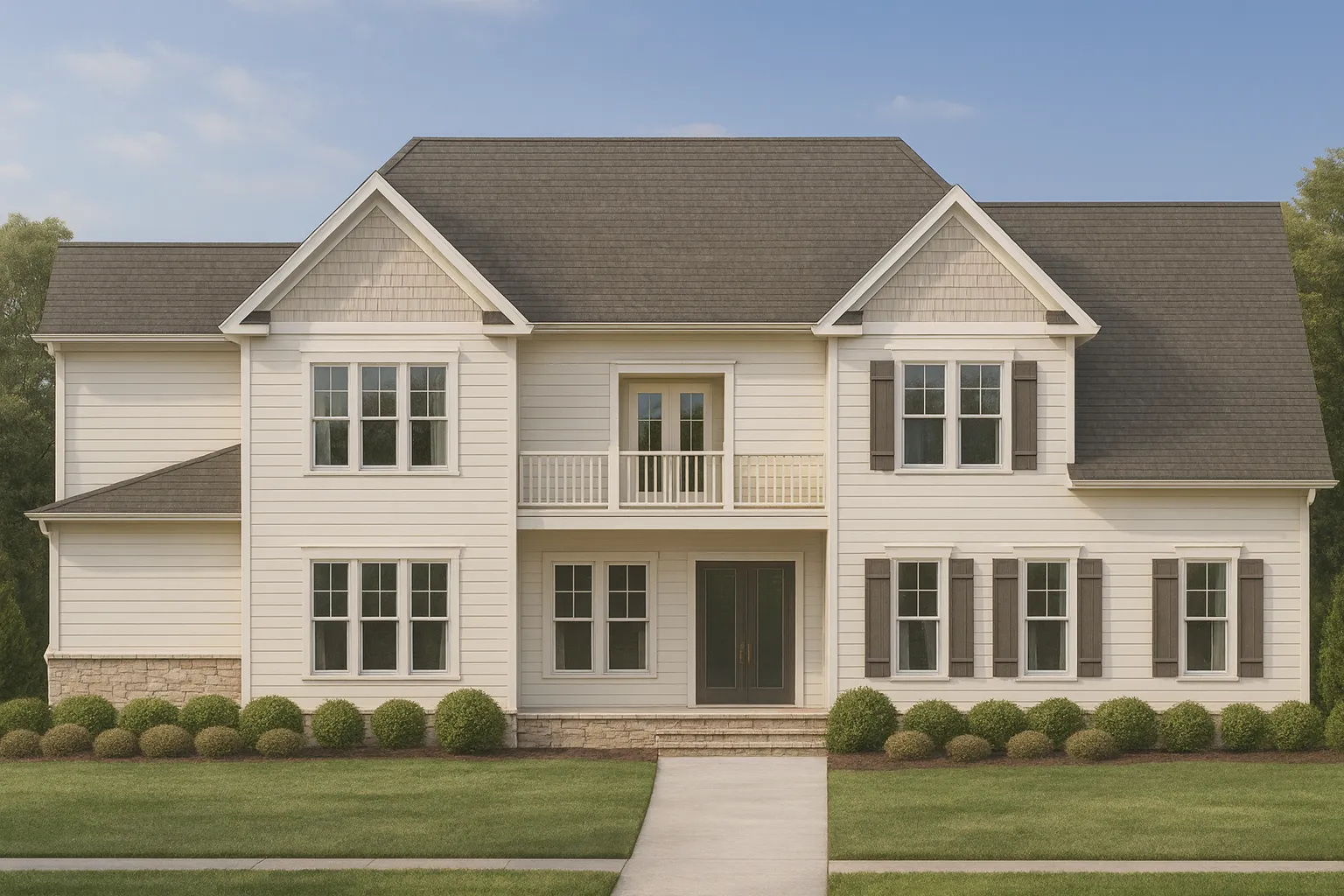 Stunning 2-Story House Plan with 5 Bedrooms and CAD Blueprints