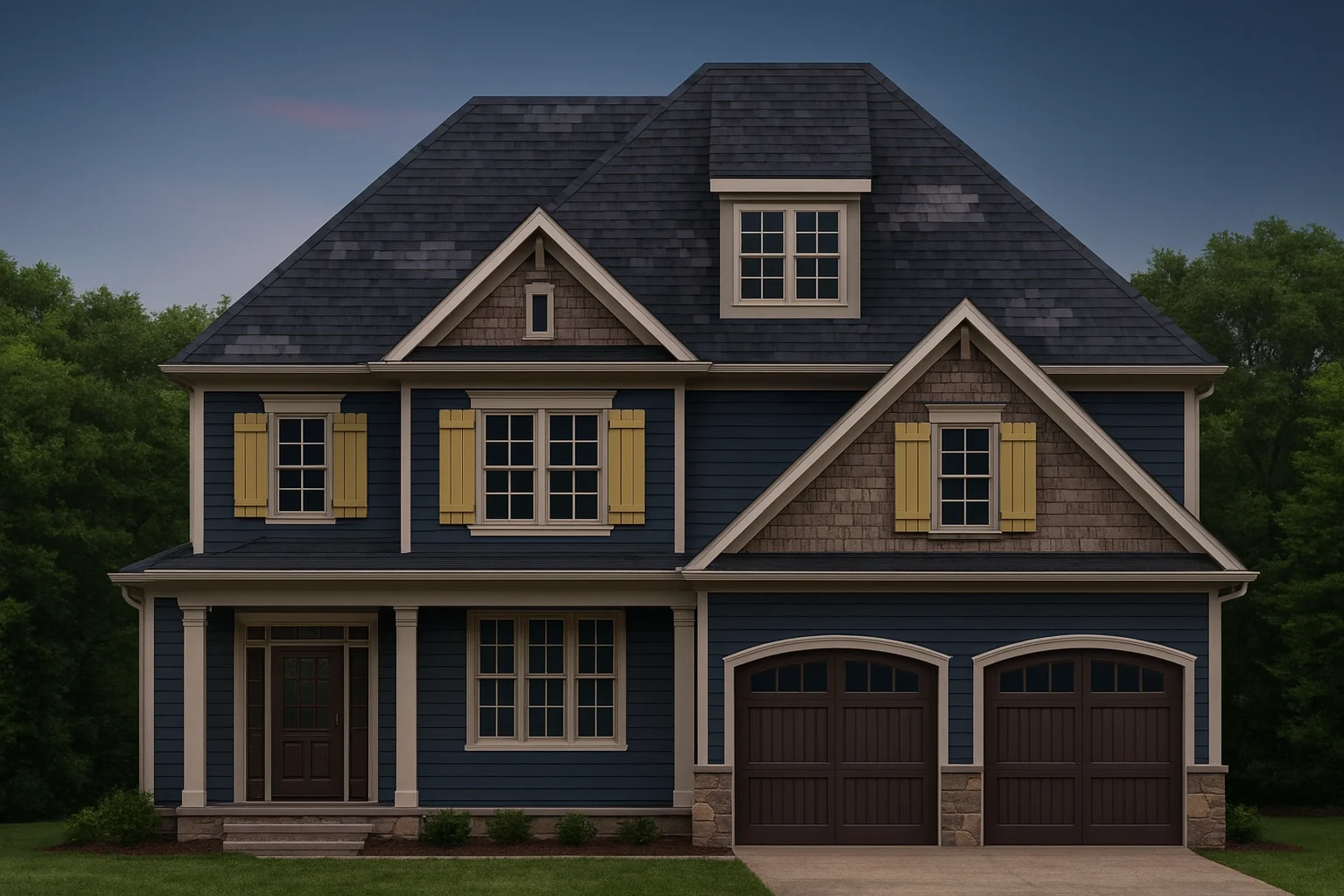 Country Farmhouse Plans 7 3-story traditional house design with 2,846 heated sq. ft.