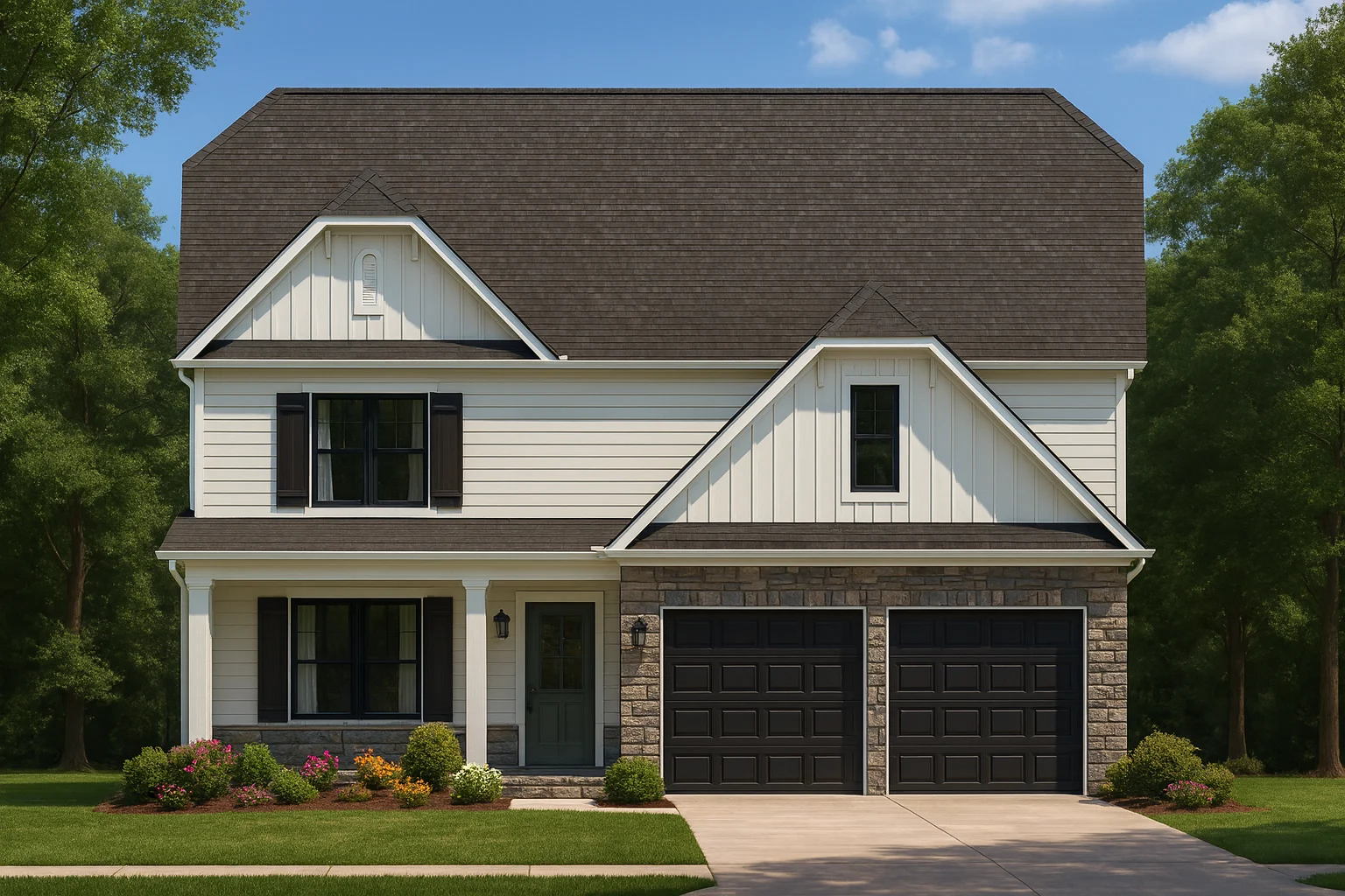 Country Farmhouse Plans 7 4 bedrooms, 3 baths, and 2,595 heated sq. ft