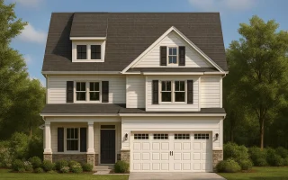 Plan  12-2711 - Aster Orchard Villa  | New American - 4-Bed, 3.5-Bath, 2,078 SF