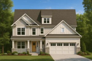 2,911 sq. ft. house plan with 4–5 bedrooms