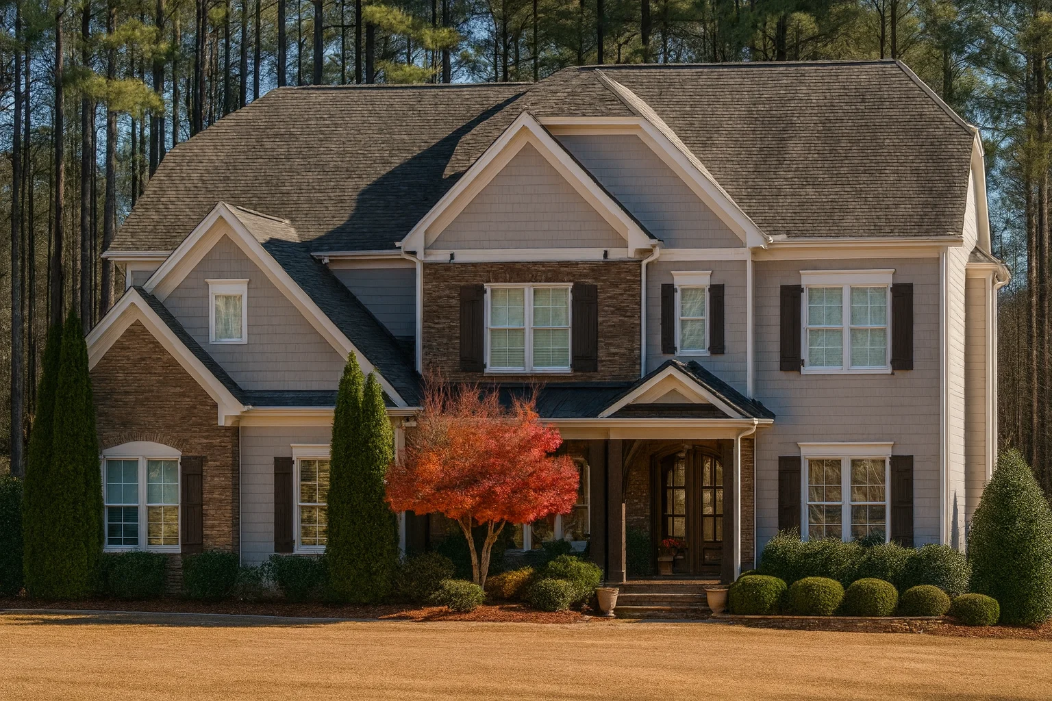 2-story home design featuring 4 bedrooms, 3 bathrooms