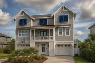 coastal home plan with 3,049 heated sq. ft.