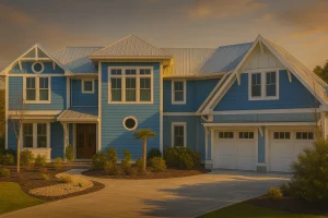 Coastal Beach Home Plan with Spacious Design and Blueprints