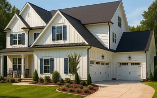 Plan  16-1430 - Aster Garden Cottage  | Modern Farmhouse - 4-Bed, 4-Bath, 3,305 SF