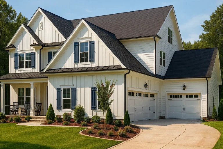 House Plans 12 Modern Farmhouse Home Plan with 5 Bedrooms and CAD Designs