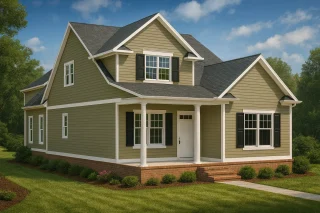 Modern Craftsman Home Plan with 3 Bedrooms and Open Floor Plan