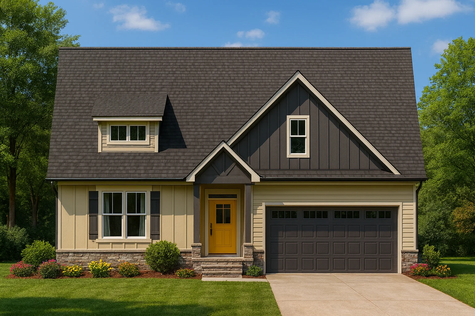 Country Farmhouse Plans 6 Elegant 2-Story Home Plan with Craftsman Farmhouse Charm