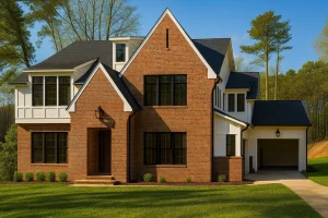 Elegant 3-Story Modern Craftsman Home Plan with 5 Bedrooms