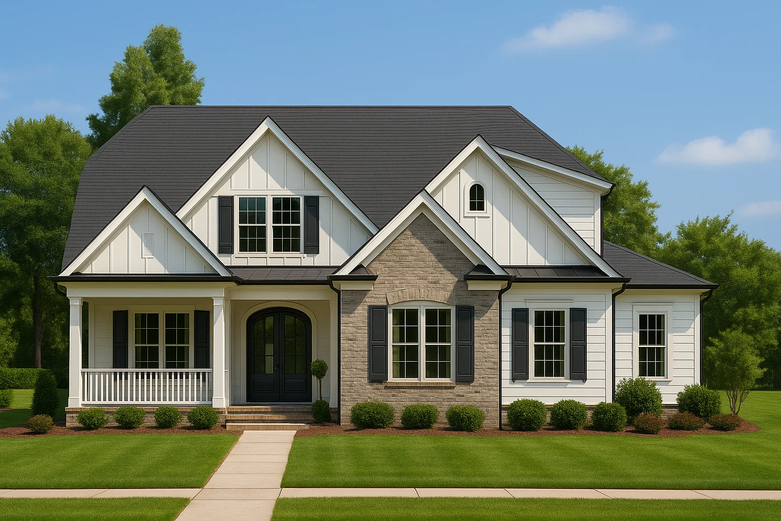 Traditional 2-Story House Plan with Spacious CAD Layouts