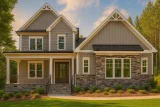 Modern Craftsman Home Plan with Spacious Floor Plan & CAD Designs