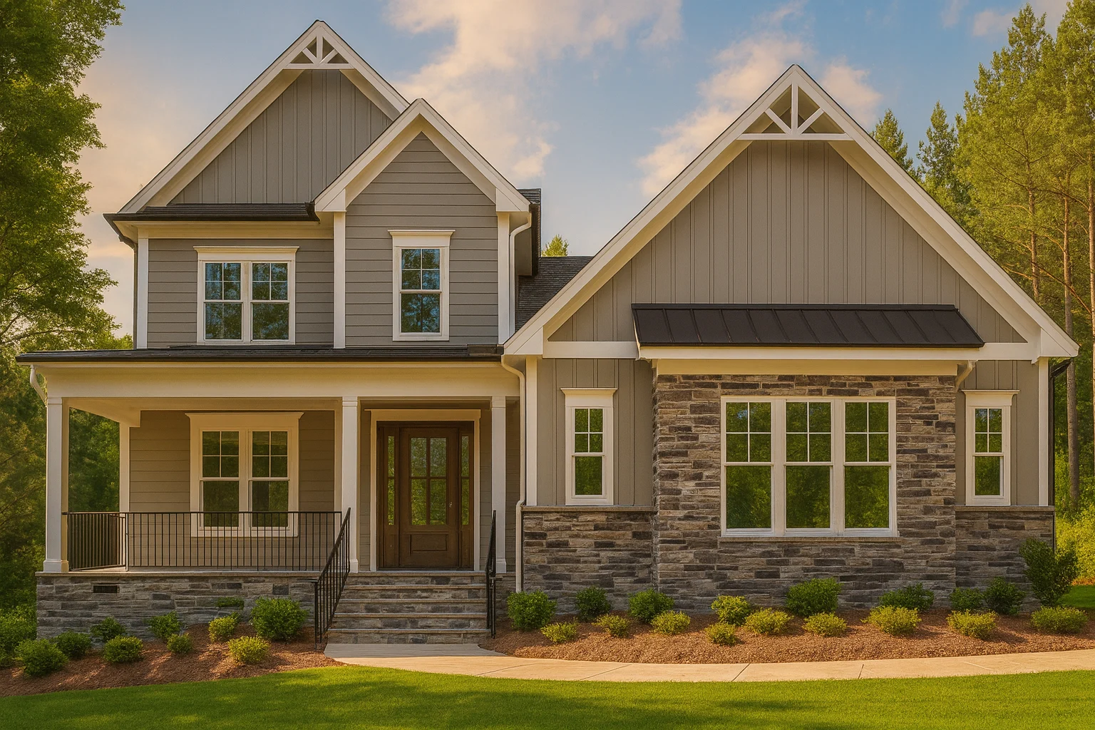 Modern Craftsman Home Plan with Spacious Floor Plan & CAD Designs