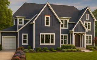 Plan  20-1846E - Homecure | New  American - 5-Bed, 4.5-Bath, 3,939 SF