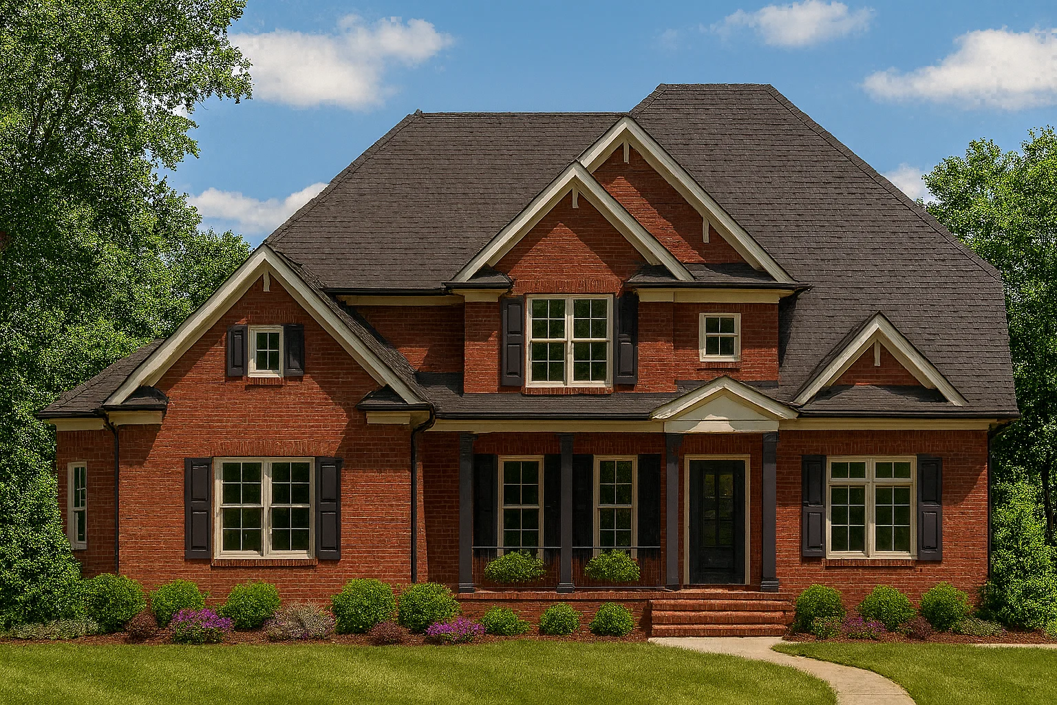 House Plans with Covered Driveway 9 Stunning 2-Story Traditional House Plan with Vaulted Ceilings and CAD Designs