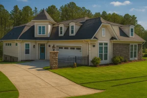 Spacious Duplex Home Plan with 83' x 62' Design and Southern Charm