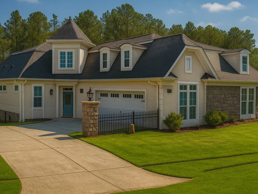 Ranch House Plans 1 Spacious Duplex Home Plan with 83' x 62' Design and Southern Charm