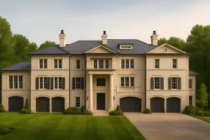 Luxury 3-Story House Plan with Elevator, Outdoor Kitchen & Bonus Rooms