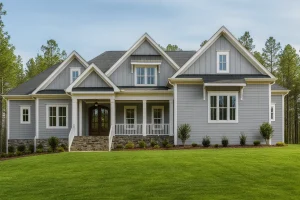 Elegant 2-Story House Plan with Spacious Layout & CAD Designs