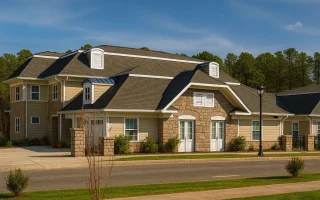 Plan  10-1929 - Statesboro | New  American Duplex - 4-Bed, 3.5-Bath, 8,754 SF