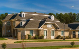 Plan  10-1929B - Aster Crest Lodge |  New American Duplex - 4-Bed, 3.5-Bath, 8,754 SF