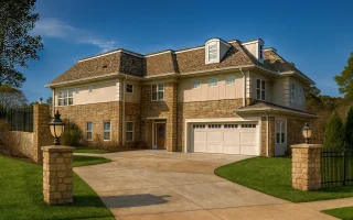 Plan  10-1929 - Cobweb Manor |  Traditional Colonial Duplex - 4-Bed, 4.5-Bath, 8,754 SF