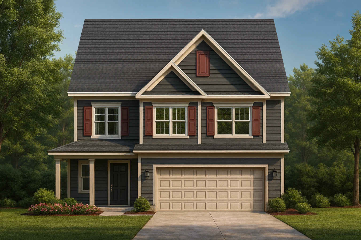 Modern 2-Story House Plan with CAD Blueprints & Open Floor Layout