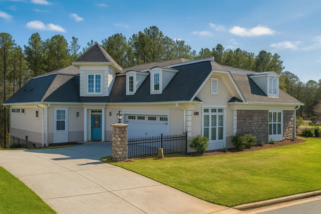 Duplex Home Plan with 83' x 62'