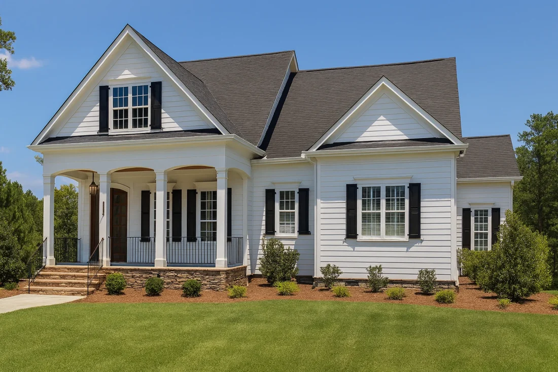 Southern-style house with 3,299 heated sq. ft.