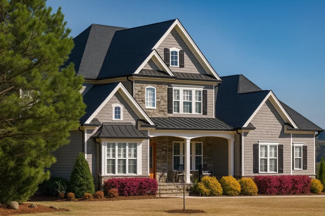 Craftsman-style home plan featuring 3,831 heated sq. ft.