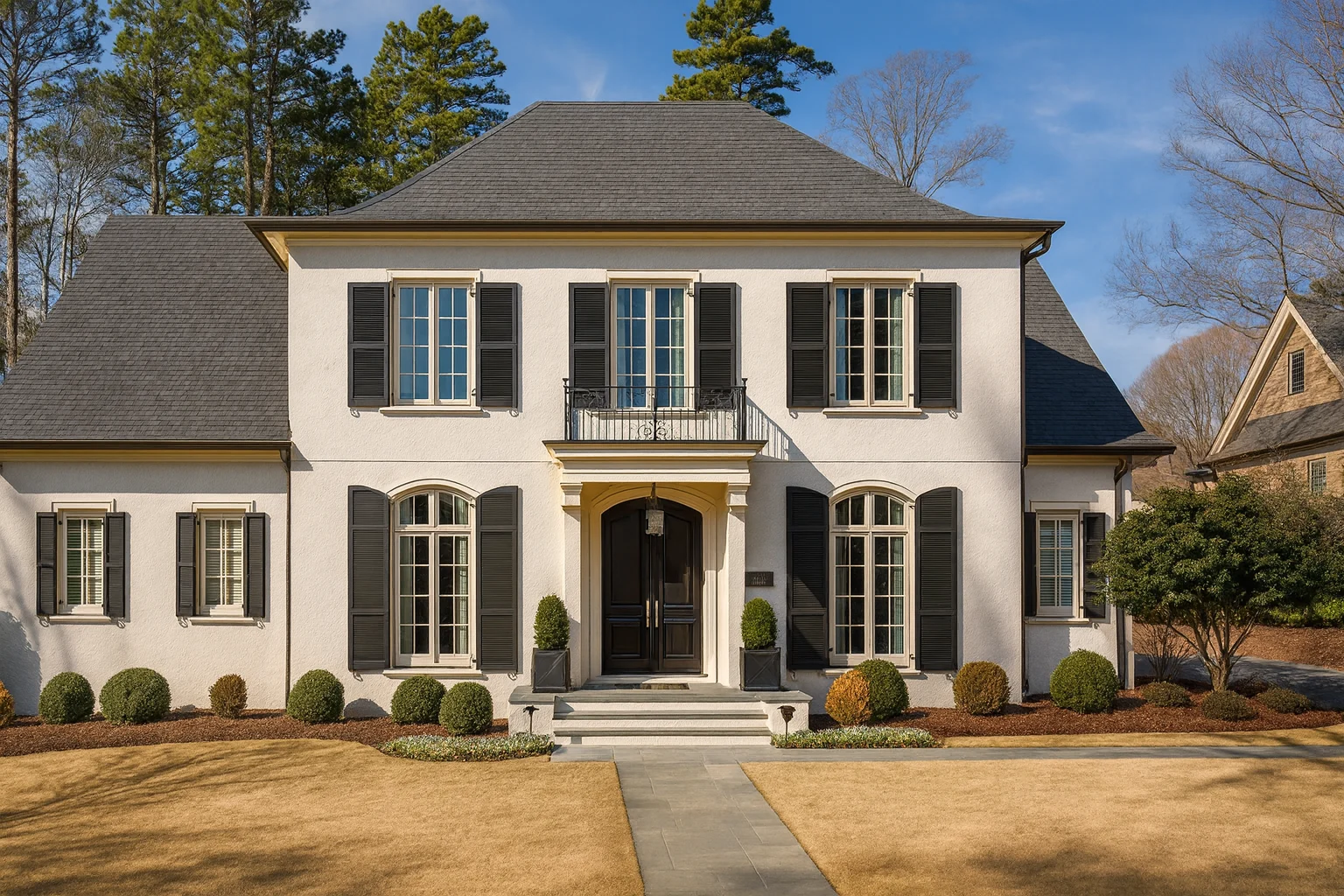 16-1789 HOUSE PLAN - French Country House Plan with Spacious Floor Design & CAD 2 French Country House Plan