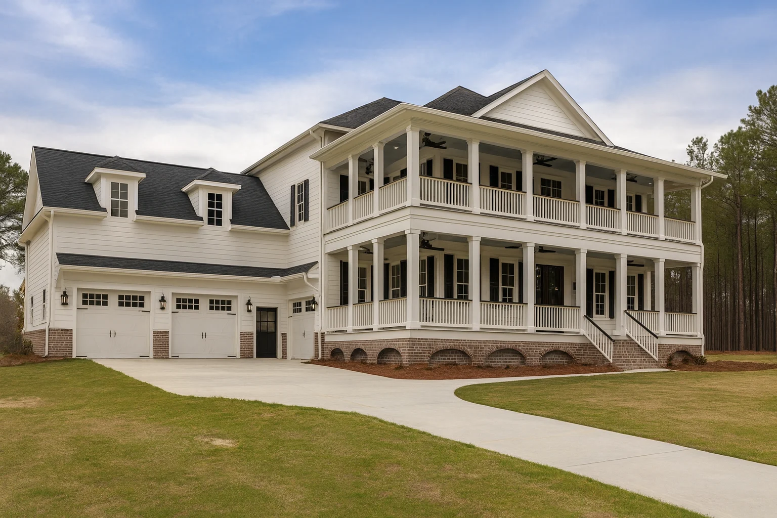 16-1831 HOUSE PLAN - Elegant House Plan with Floor Plans and Blueprint Designs 2 5-bathroom Southern-style house plan with 4,768 heated sq. ft.