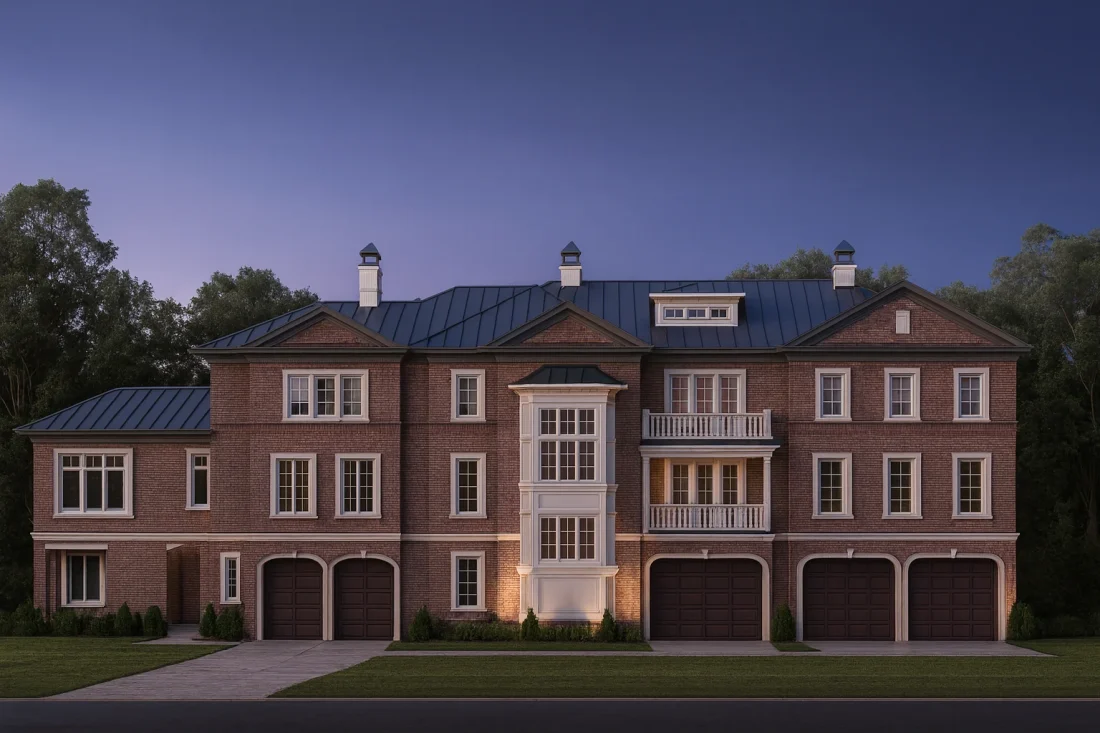 house plan with 6,455 heated sq. ft.