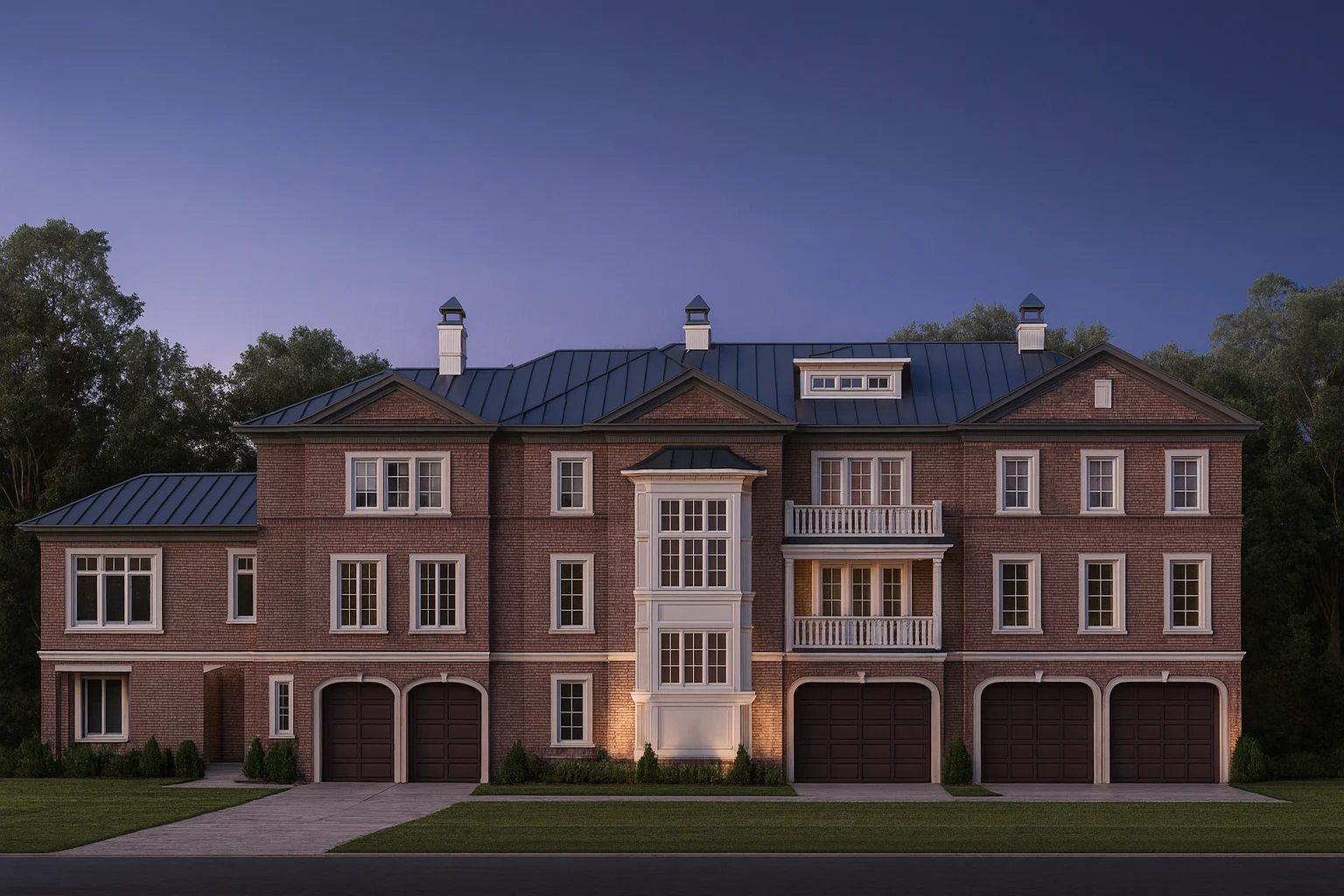 house plan with 6,455 heated sq. ft.