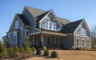 Plan  19-1895 - Surface Retreat |  New American - 4-Bed, 3.5-Bath, 3,203 SF
