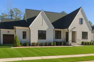 Elegant 2-Story House Plan with 6 Bedrooms, 5+ Baths & 3-Car Garage