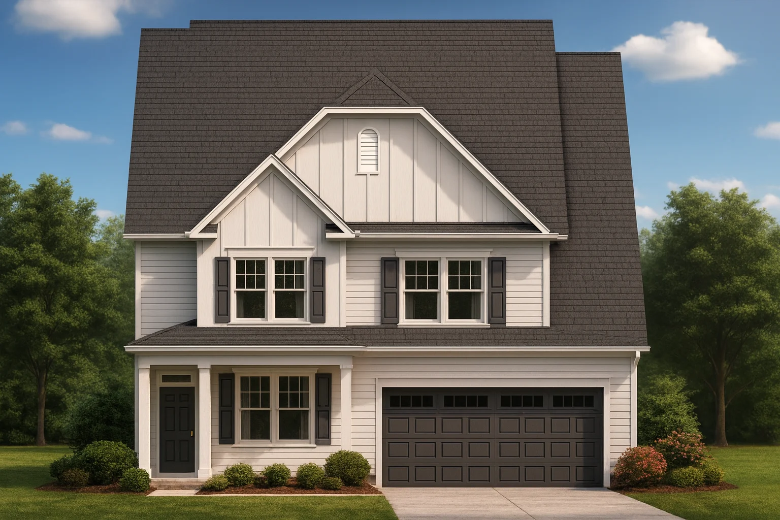 Country Farmhouse Plans 13 Modern Home Plan with 4 Bedrooms, CAD Blueprint & Open Design