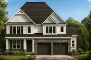 Townhome Floor Plans 9 Spacious 2-Story House Plan with Craftsman Flair & CAD Blueprints