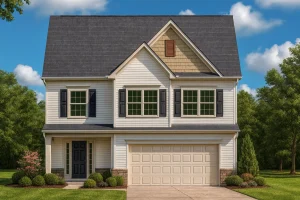 Narrow Lot House Plans 1 Beautiful 2-Story House Plan with Open Layout and CAD Blueprint