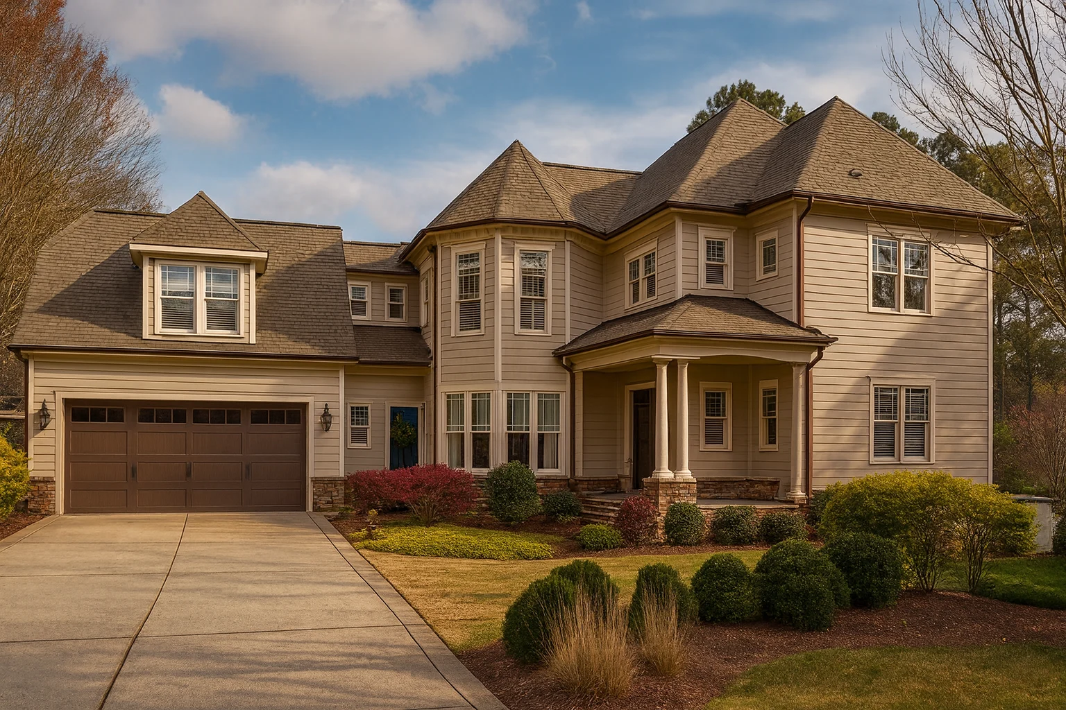 8-1566 HOUSE PLAN - Spacious 4-Bedroom House Plan with 2-Story Traditional Design