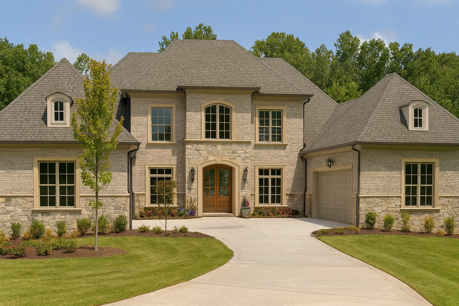 5,917 sq. ft. home plan featuring 6 bedrooms, 6.5 baths