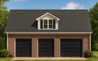 Plan  8-1176 - The Collins Cottage |  Traditional Colonial Garage - 1-Bed, 1-Bath, 1,069 SF