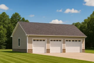 13-1468 GARAGE PLAN - 50'x30' Garage Plan