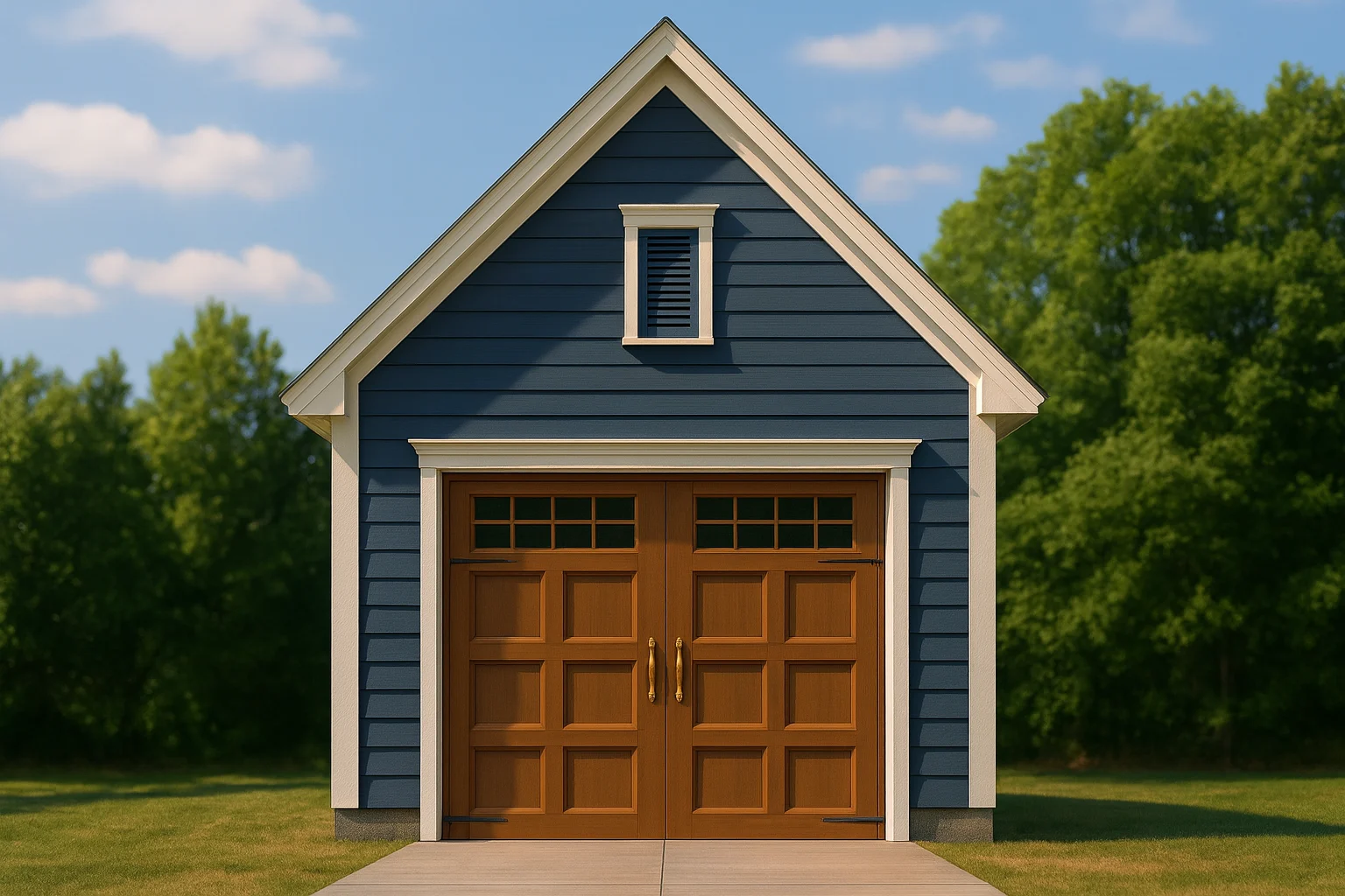 Affordable House Plans 7 16-1277 GARAGE PLAN - Compact Garage and Workshop