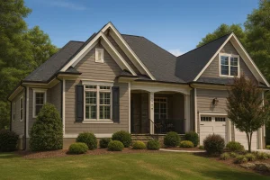 1.5-Story House Plan with Open Layout and CAD Blueprints