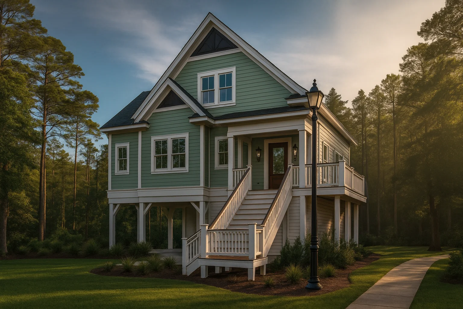 Coastal Beach House Floor Plan