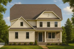 Luxury House Plans 13 2-story house plan with 2,391 heated sq. ft., 4 bedrooms