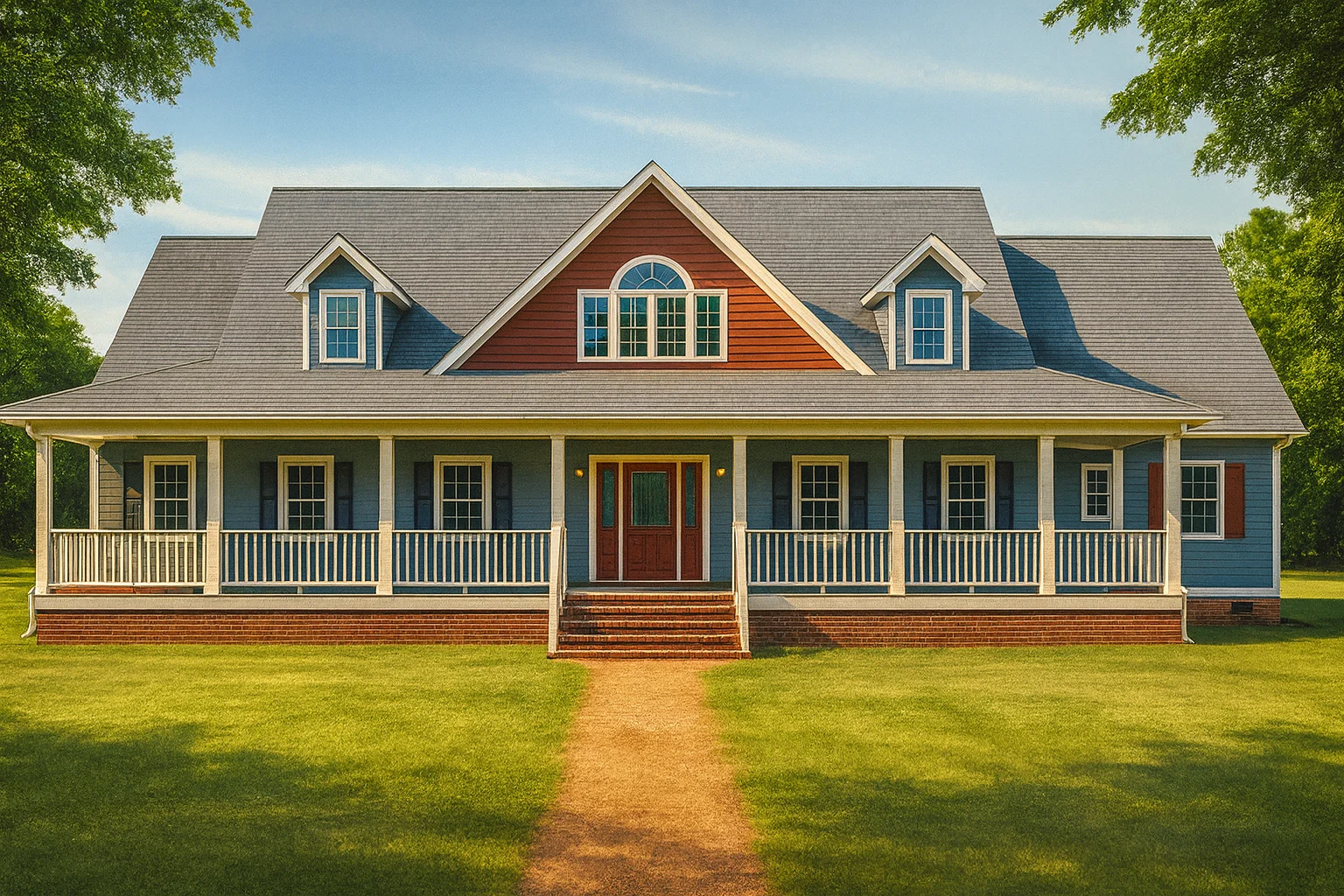 2-story house plan with 3,904 heated sq. ft., 4 bedrooms