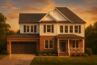 3607 sq. ft., 2-story house plan featuring 4 bedrooms, 3.5 baths