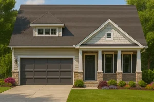 Spacious House Plan with 4 Elevations and 1.5 Story Designs